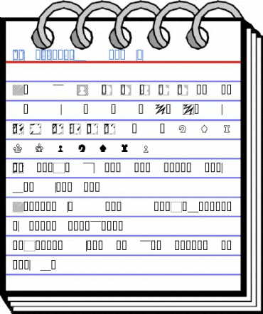 WeirdChessFont Regular Font