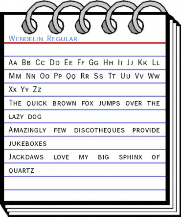 Wendelin Regular Font