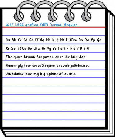 WFF LAGE grafica FGM Normal Regular Font