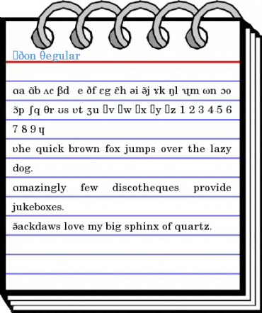 WFon Regular Font
