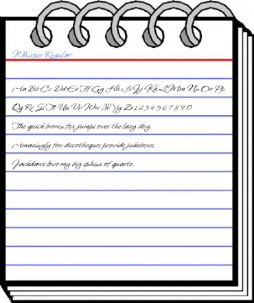 Whisper Regular Font