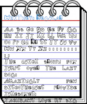 Whitney2 Regular Font