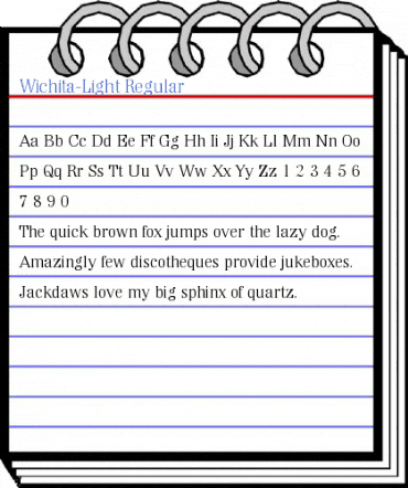Wichita-Light Regular Font