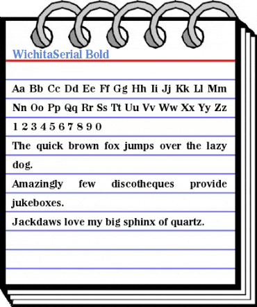 WichitaSerial Font