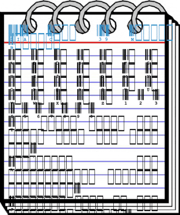 CIA Code 39 Medium Text Regular Font