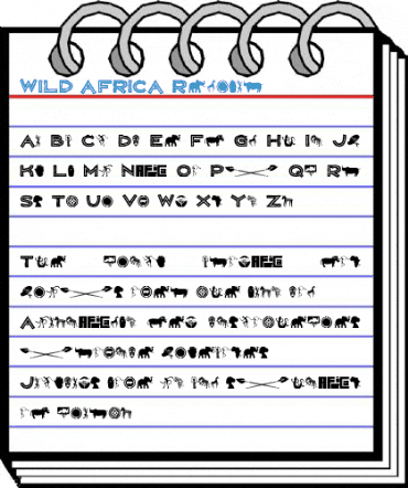 WILD AFRICA Regular Font