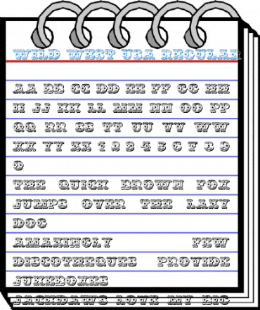 Wild West USA Regular Font
