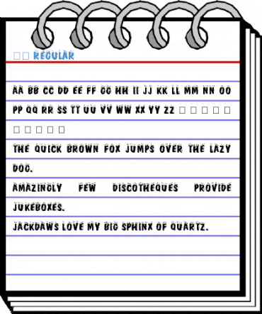 21 Regular Font