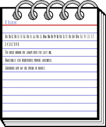 32 Regular Font