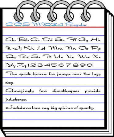 COSMI024 Regular Font