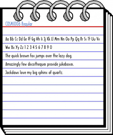 COSMI006 Regular Font