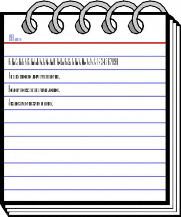 49 Regular Font