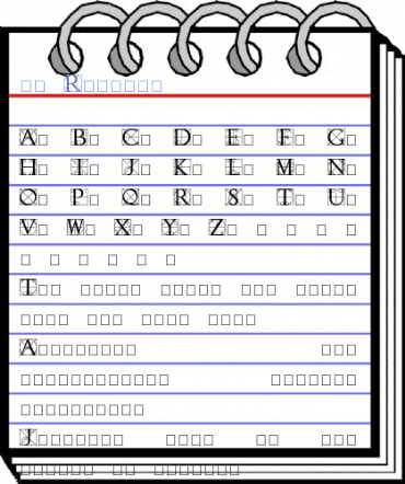 74 Regular Font