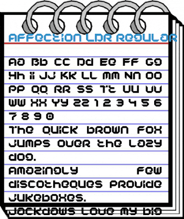 Affection LDR Regular Font