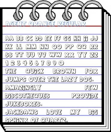 Agent Orange Regular Font