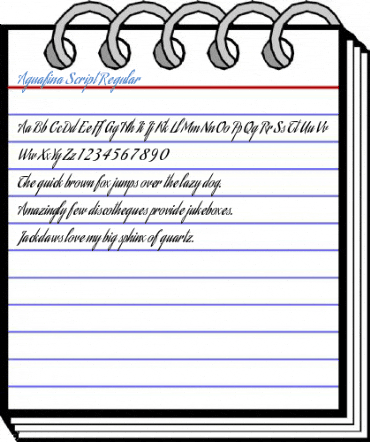 Aguafina Script Regular Font