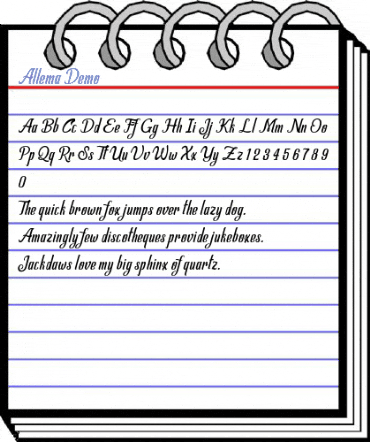 Allema Demo Font