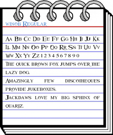 winob Regular Font