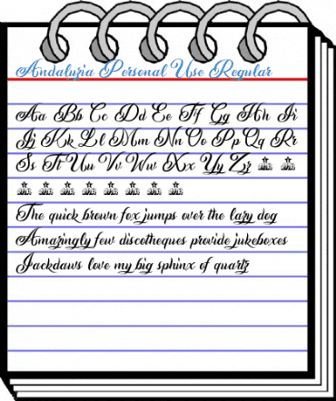 Andaluzia Personal Use Regular Font
