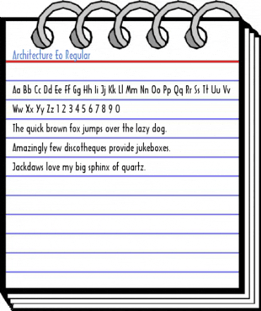Architecture Eo Regular Font