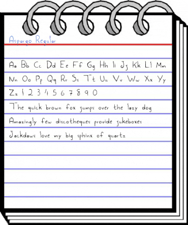 Aspargo Regular Font