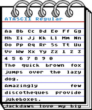 ATASCII Regular Font