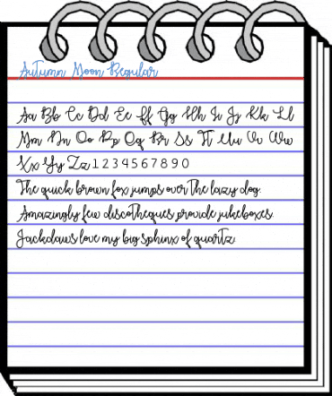 Autumn Moon Regular Font