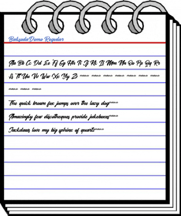 BaksodaDemo Regular Font
