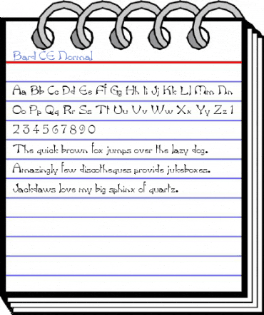 Bard CE Normal Font