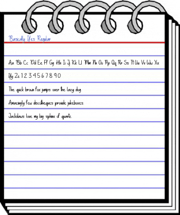 Basically Yes Regular Font