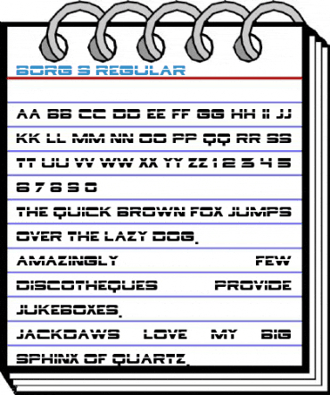 Borg 9 Regular Font