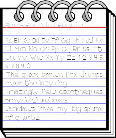 Boros Rounded Regular Font