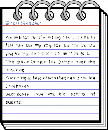 Brun Regular Font