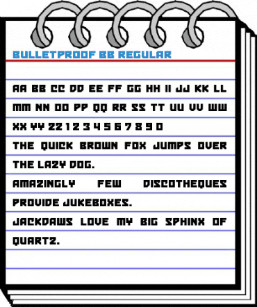 Bulletproof BB Font