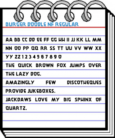 Burger Doodle NF Regular Font