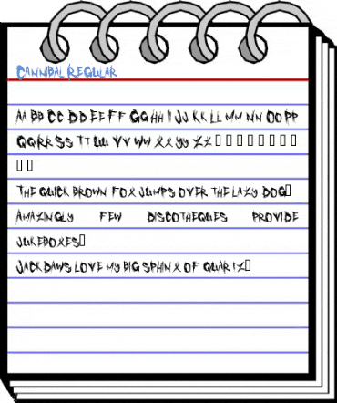 Cannibal Regular Font
