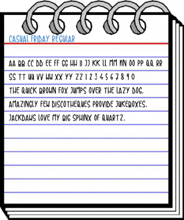 Casual Friday Regular Font