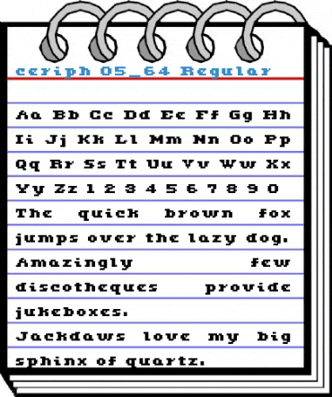 ceriph 05_64 Regular Font