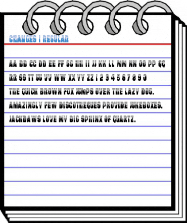Changes 1 Regular Font