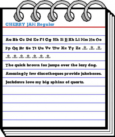 CHERRY JAM Regular Font