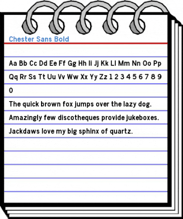 Chester Sans Bold Font