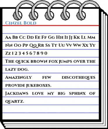 Cinzel Bold Font