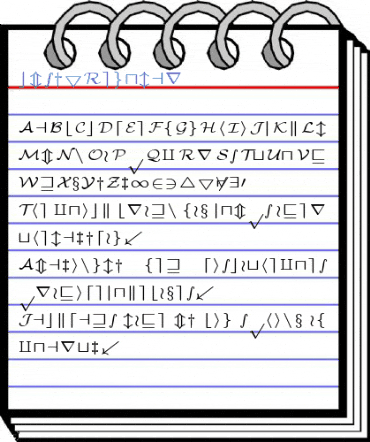 cmsy5 Regular Font
