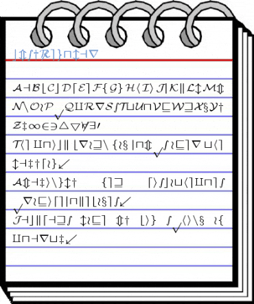 cmsy6 Regular Font