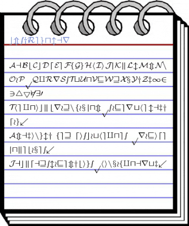 cmsy7 Regular Font