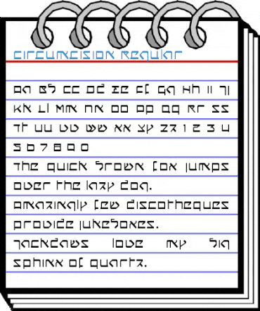 Circumcision Regular Font