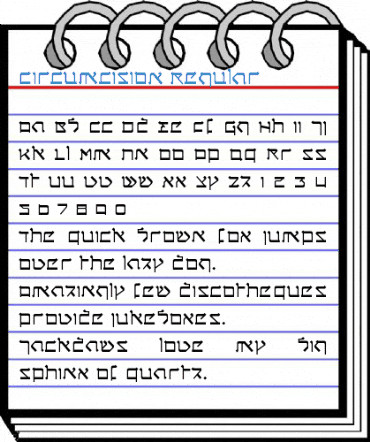 Circumcision Regular Font