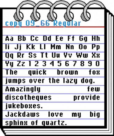 copy 09_66 Regular Font