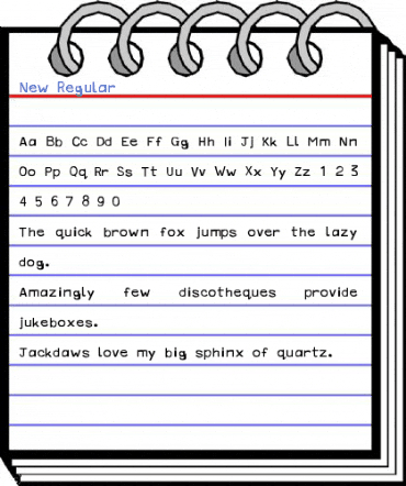 New Regular Font