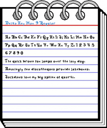 Delta Hey Max 9 Regular Font